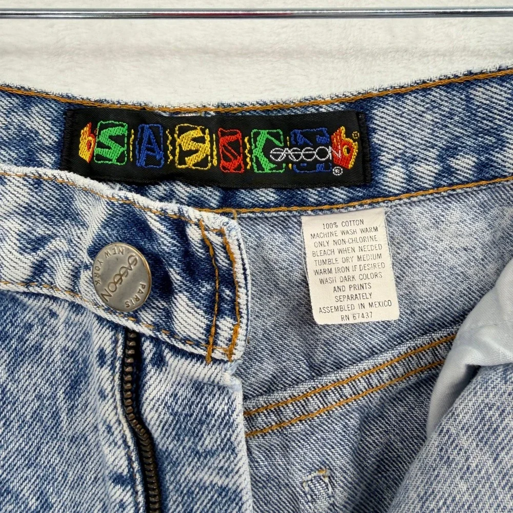 Vintage 90's Sasson High Rise Mom Jeans Acid Wash Size 24 See Measurements‎